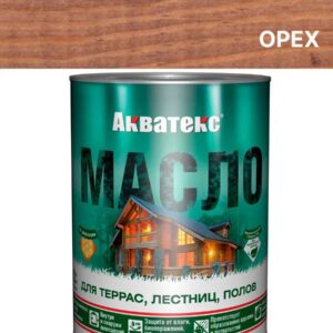 Акватекс масло для террасс, лесниц, полов 0,75л. Орех